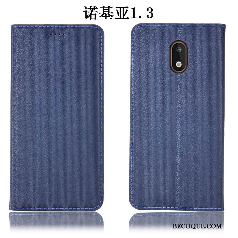 Kuori Nokia 1.3 Laukut Murtumaton Kaltevuus, Kotelo Nokia 1.3 Suojaus Puhelimen Kuoret Sininen