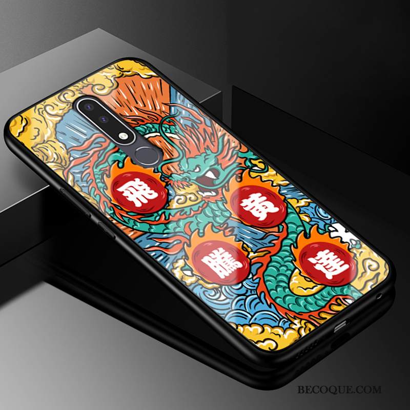 Kuori Nokia 3.1 Plus Suojaus Murtumaton Lasi, Kotelo Nokia 3.1 Plus Luova Persoonallisuus Kova