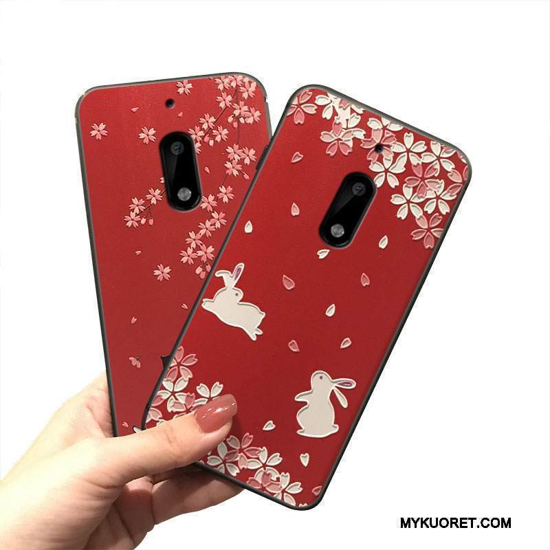 Kuori Nokia 6 Luova Persoonallisuus Puhelimen Kuoret, Kotelo Nokia 6 Laukut Trendi Ripustettavat Koristeet