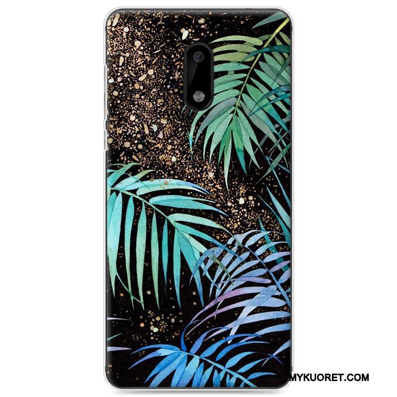 Kuori Nokia 6 Sarjakuva Trendi Vihreä, Kotelo Nokia 6 Suojaus Puhelimen Kuoret Murtumaton