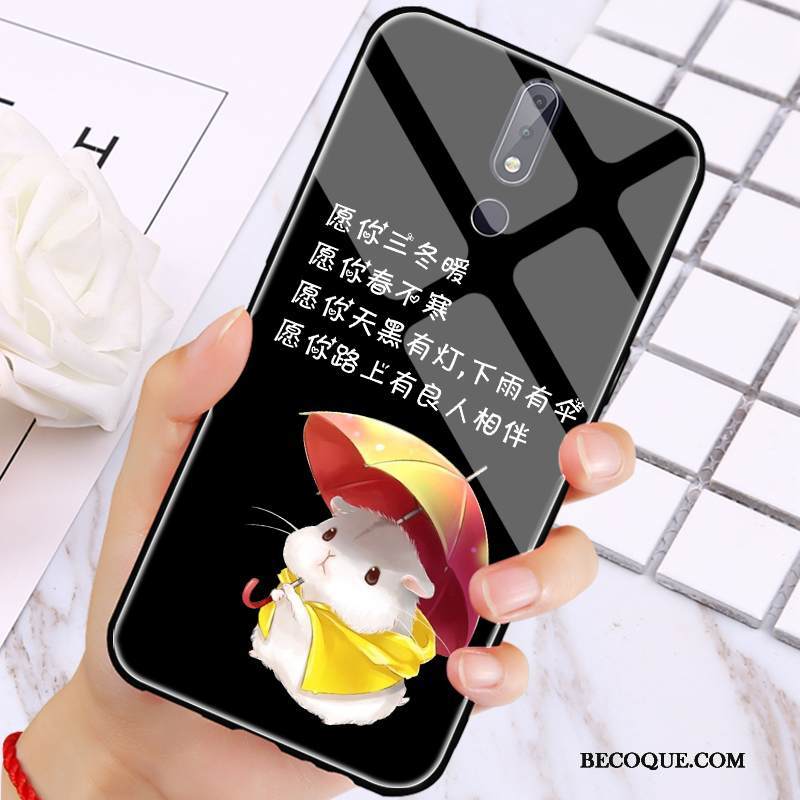 Kuori Nokia 7.1 Timantti Pieni, Kotelo Nokia 7.1 Vihreä Musta