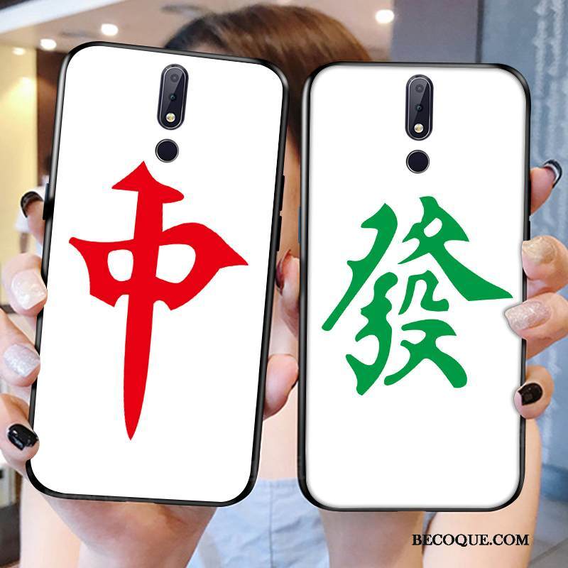 Kuori Nokia 7.1 Valkoinen Puhelimen Kuoret, Kotelo Nokia 7.1