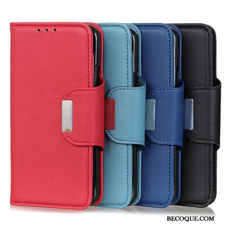 Kuori Nokia 7.2 Nahka Kukkakuvio Punainen, Kotelo Nokia 7.2 Puhelimen Kuoret