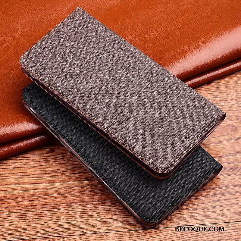 Kuori Nokia 7.2 Nahka Puhelimen Kuoret Pellava, Kotelo Nokia 7.2 Laukut Murtumaton Korkea