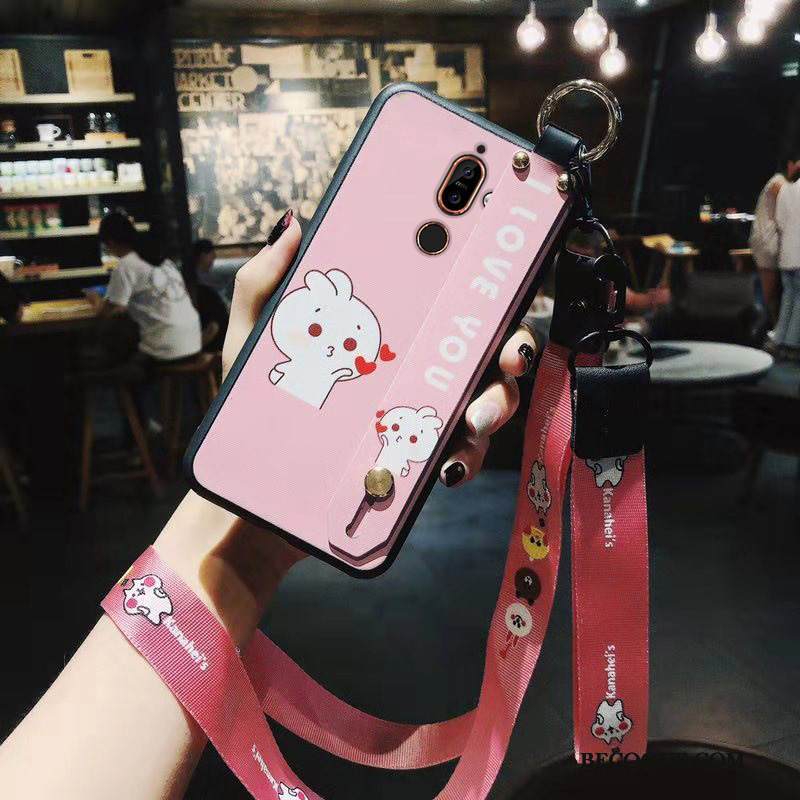 Kuori Nokia 7 Plus Laukut Murtumaton Puhelimen Kuoret, Kotelo Nokia 7 Plus Sarjakuva Jauhe