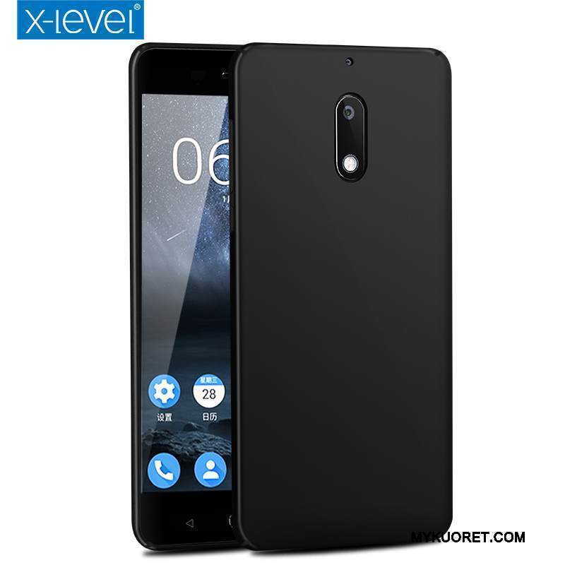 Kuori Nokia 8 Suojaus Kova Musta, Kotelo Nokia 8 Puhelimen Kuoret Pesty Suede