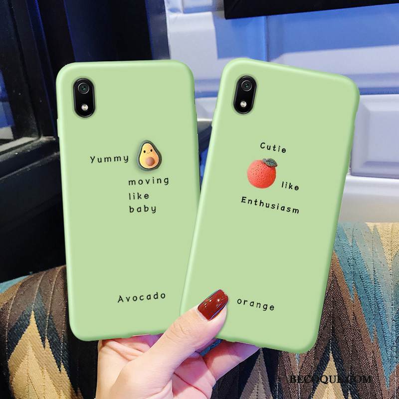 Kuori Redmi 7a Suojaus Rakastunut Kevyt, Kotelo Redmi 7a Silikoni Trendi Vihreä