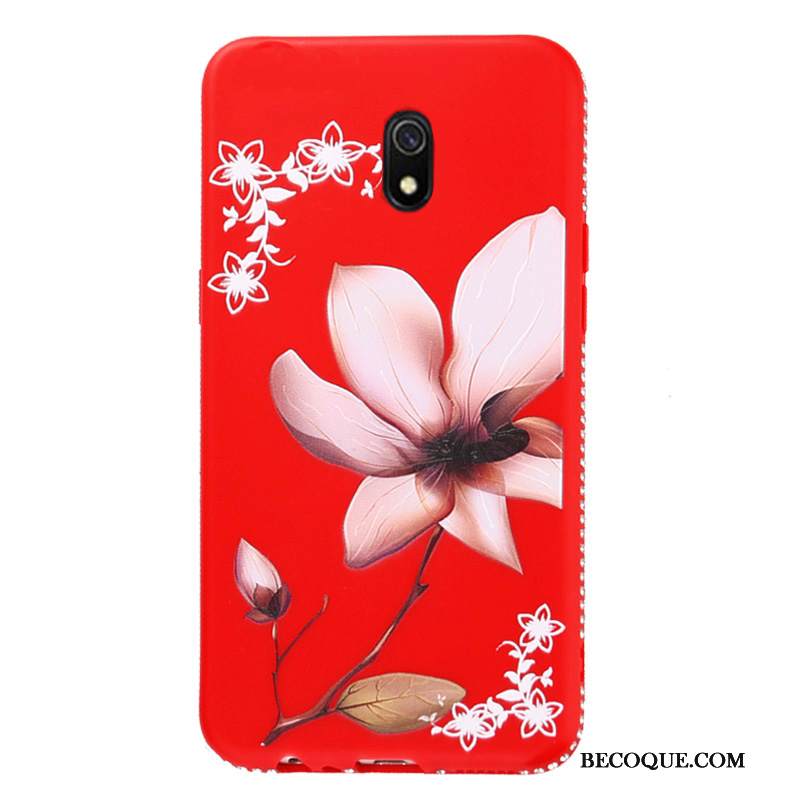 Kuori Redmi 8a Pehmeä Neste Trendi Punainen, Kotelo Redmi 8a Silikoni Murtumaton Puhelimen Kuoret