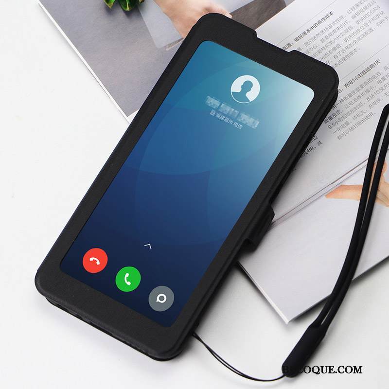 Kuori Redmi 9 Kuoret Musta Pieni, Kotelo Redmi 9 Nahka Punainen Murtumaton