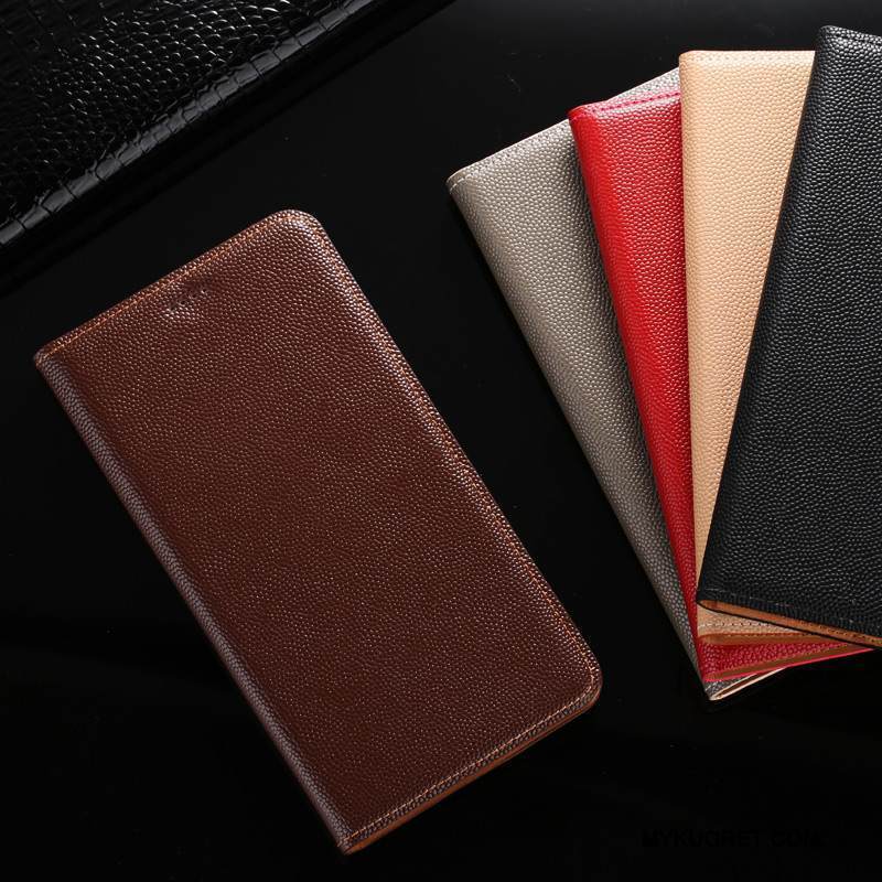 Kuori Redmi Note 4x Kuoret Puhelimen Kuoret Kukkakuvio, Kotelo Redmi Note 4x Nahka Punainen