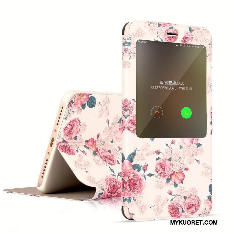 Kuori Redmi Note 4x Sarjakuva Jauhe Persoonallisuus, Kotelo Redmi Note 4x Nahka Puhelimen Kuoret Punainen