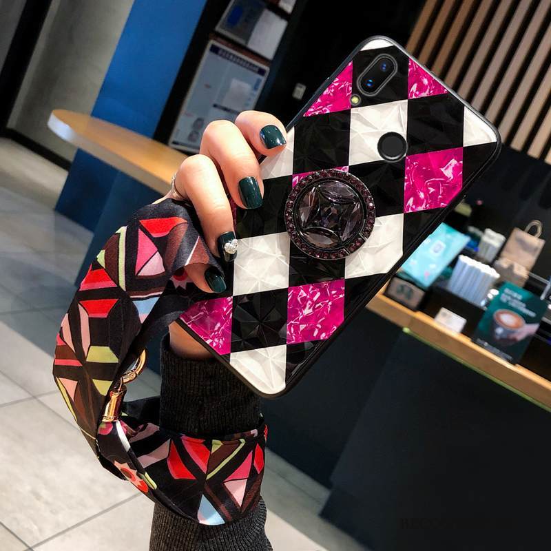 Kuori Redmi Note 7 Monivärinen Pieni Tide-brändi, Kotelo Redmi Note 7 Luova Punainen Musta