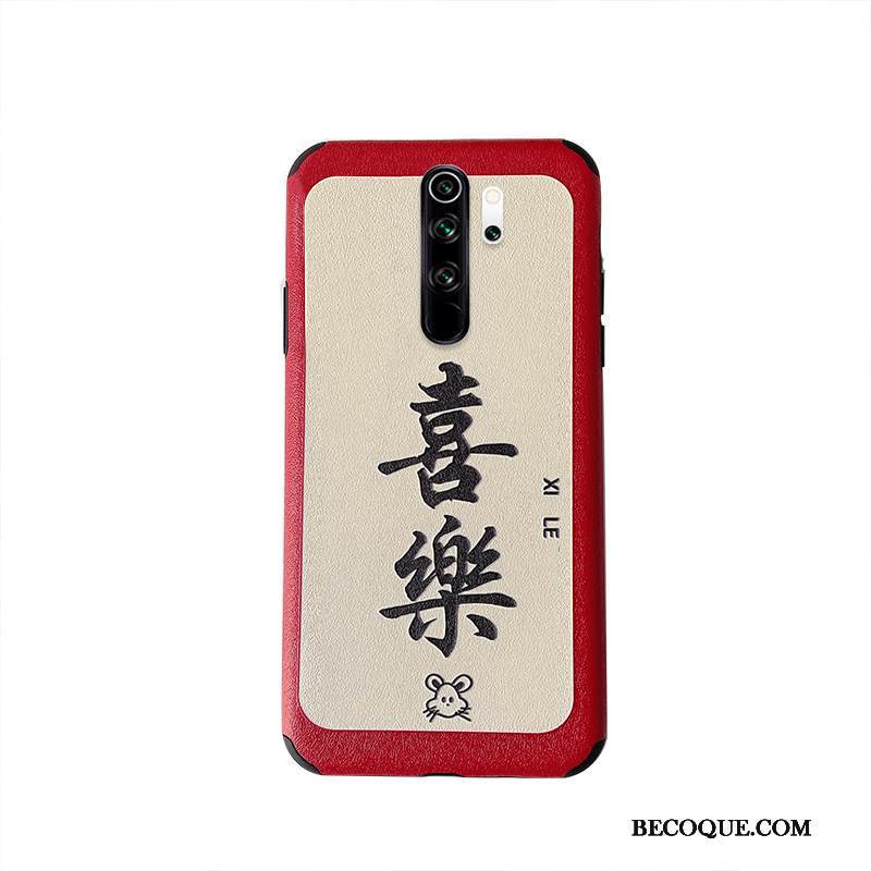 Kuori Redmi Note 8 Pro Kohokuviointi Punainen Persoonallisuus, Kotelo Redmi Note 8 Pro Laukut Puhelimen Kuoret Kalvo