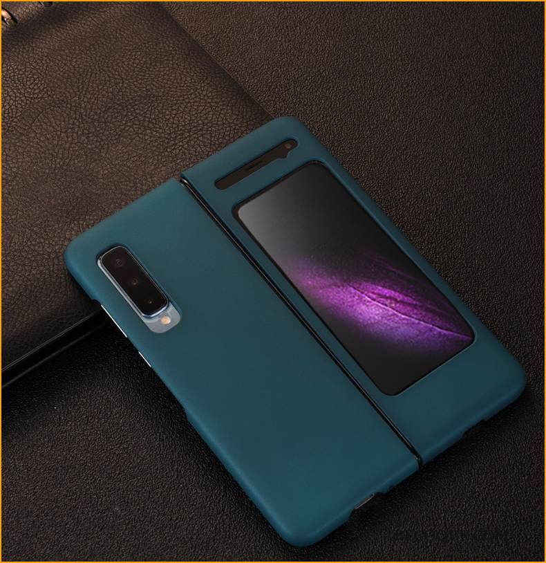 Kuori Samsung Fold Laukut Läpinäkyvä Vihreä, Kotelo Samsung Fold Suojaus Murtumaton Puhelimen Kuoret