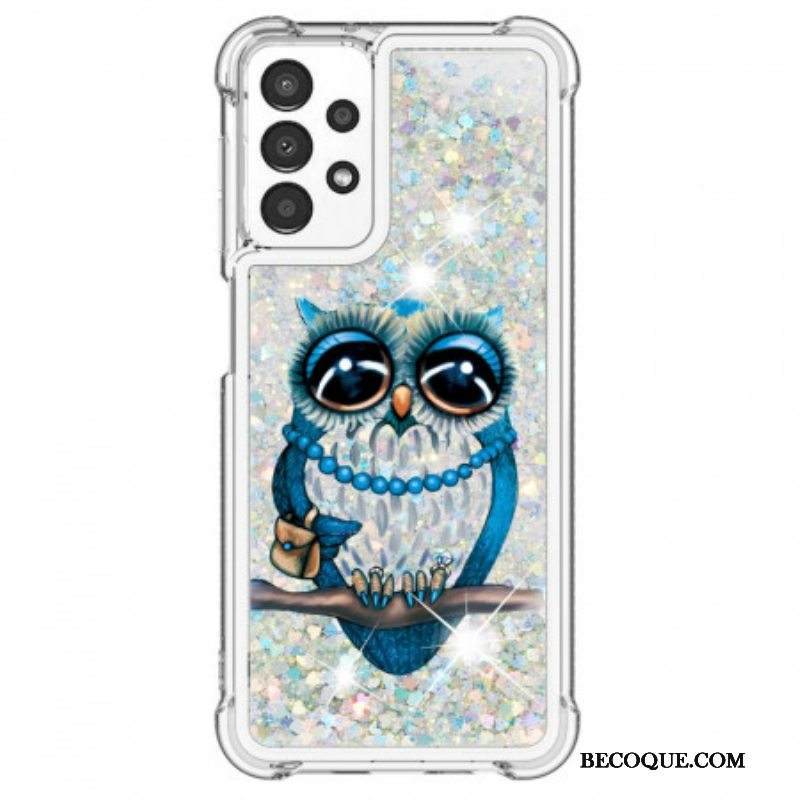 Kuori Samsung Galaxy A13 Neiti Owl Sequins