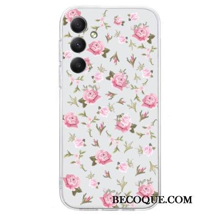 Kuori Samsung Galaxy A17 4g / 5g Vaaleanpunainen Kukkakuvio