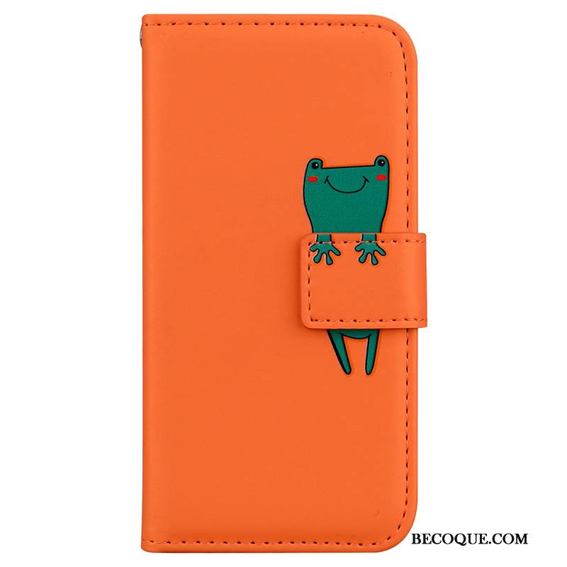 Kuori Samsung Galaxy A41 Sarjakuva Eläin Oranssi, Kotelo Samsung Galaxy A41 Kuoret Ihana Puhelimen Kuoret