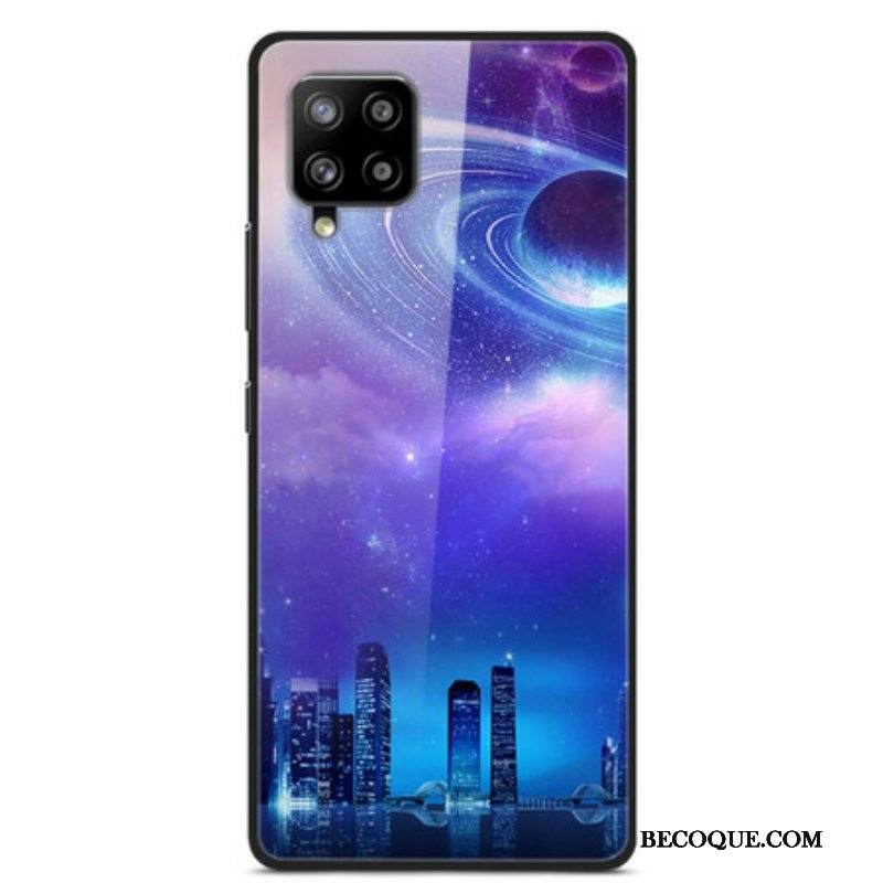 Kuori Samsung Galaxy A42 5G Lasi Ja Silicone City