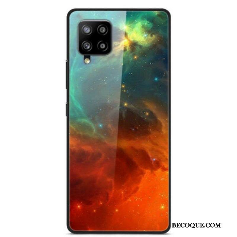 Kuori Samsung Galaxy A42 5G Punainen Ja Vihreä Taivas