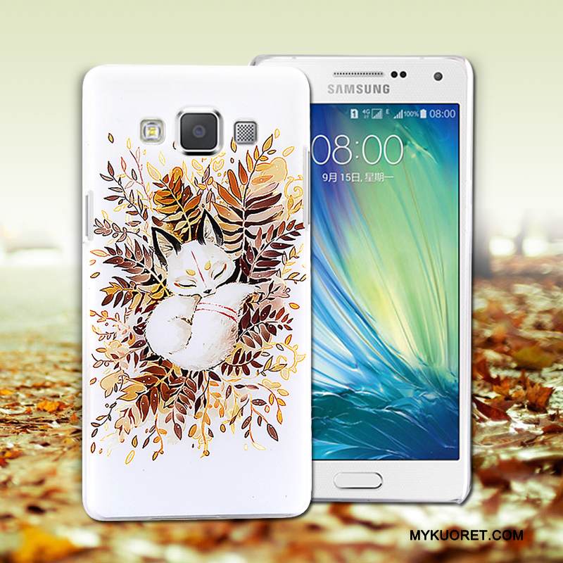 Kuori Samsung Galaxy A5 2015 Kohokuviointi Puhelimen Kuoret, Kotelo Samsung Galaxy A5 2015 Maalaus