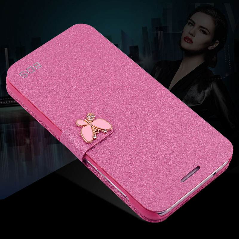 Kuori Samsung Galaxy A5 2015 Suojaus Puhelimen Kuoret Punainen, Kotelo Samsung Galaxy A5 2015 Nahka