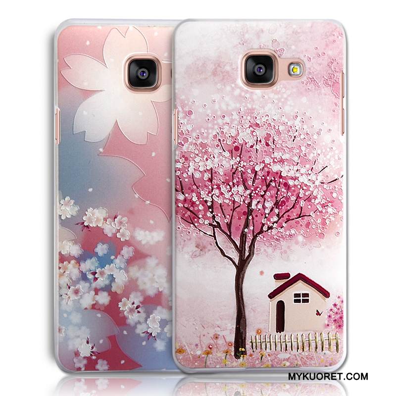 Kuori Samsung Galaxy A5 2016 Kohokuviointi Puhelimen Kuoret Jauhe, Kotelo Samsung Galaxy A5 2016 Suojaus