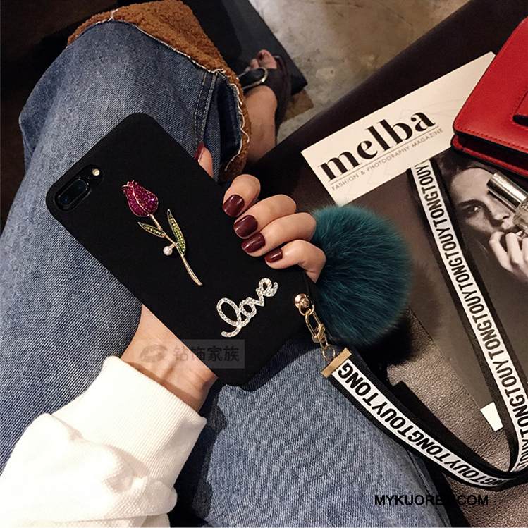 Kuori Samsung Galaxy A5 2016 Pehmeä Neste Musta Pompon, Kotelo Samsung Galaxy A5 2016 Puhelimen Kuoret Tyylikäs