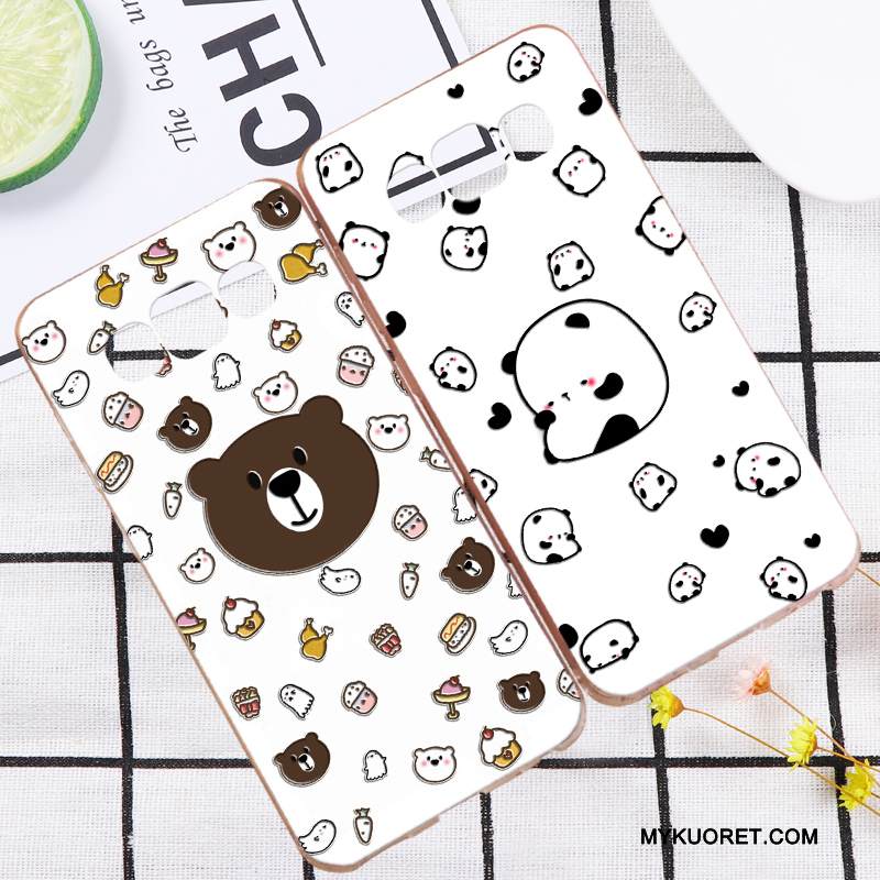 Kuori Samsung Galaxy A5 2016 Silikoni Puhelimen Kuoret Persoonallisuus, Kotelo Samsung Galaxy A5 2016 Luova Valkoinen Ihana