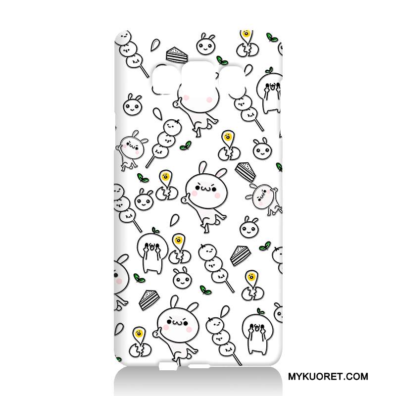 Kuori Samsung Galaxy A5 2016 Silikoni Valkoinen Puhelimen Kuoret, Kotelo Samsung Galaxy A5 2016 Luova Yksinkertainen Persoonallisuus