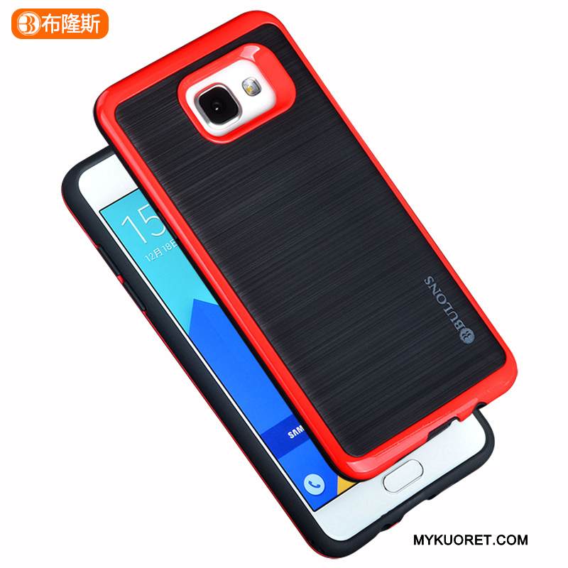 Kuori Samsung Galaxy A5 2016 Suojaus Puhelimen Kuoret Punainen, Kotelo Samsung Galaxy A5 2016 Laukut Murtumaton Persoonallisuus