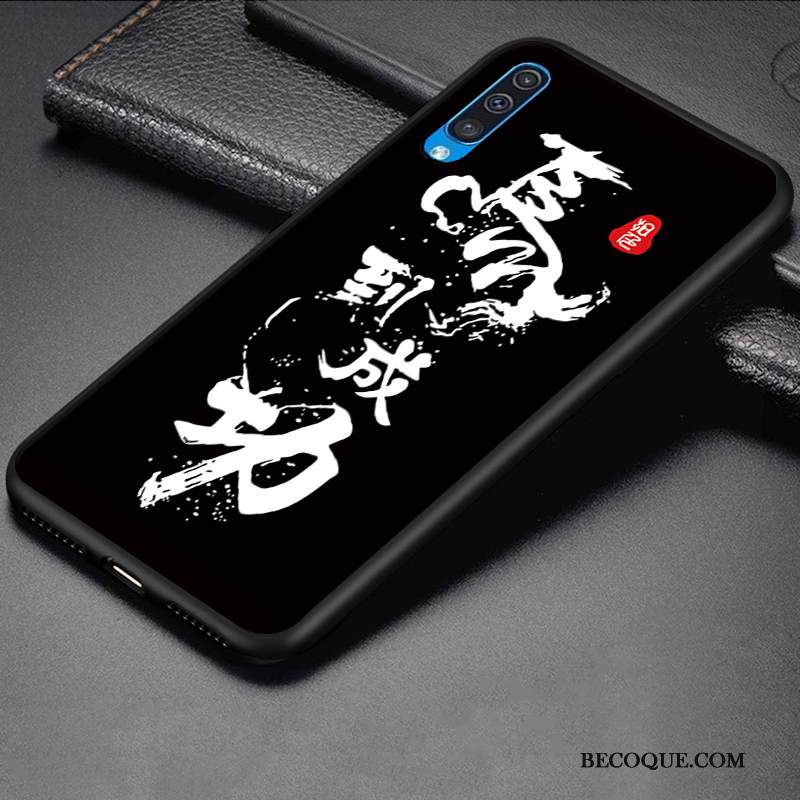 Kuori Samsung Galaxy A50 Laukut Murtumaton Pesty Suede, Kotelo Samsung Galaxy A50 Suojaus Puhelimen Kuoret Yksinkertainen