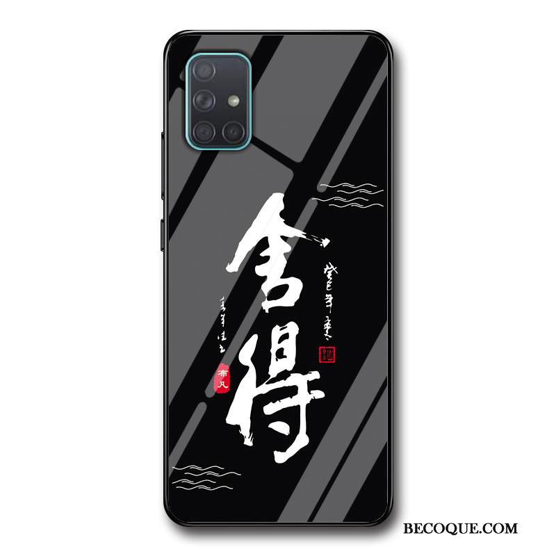 Kuori Samsung Galaxy A51 Laukut Murtumaton Musta, Kotelo Samsung Galaxy A51 Silikoni Puhelimen Kuoret Persoonallisuus