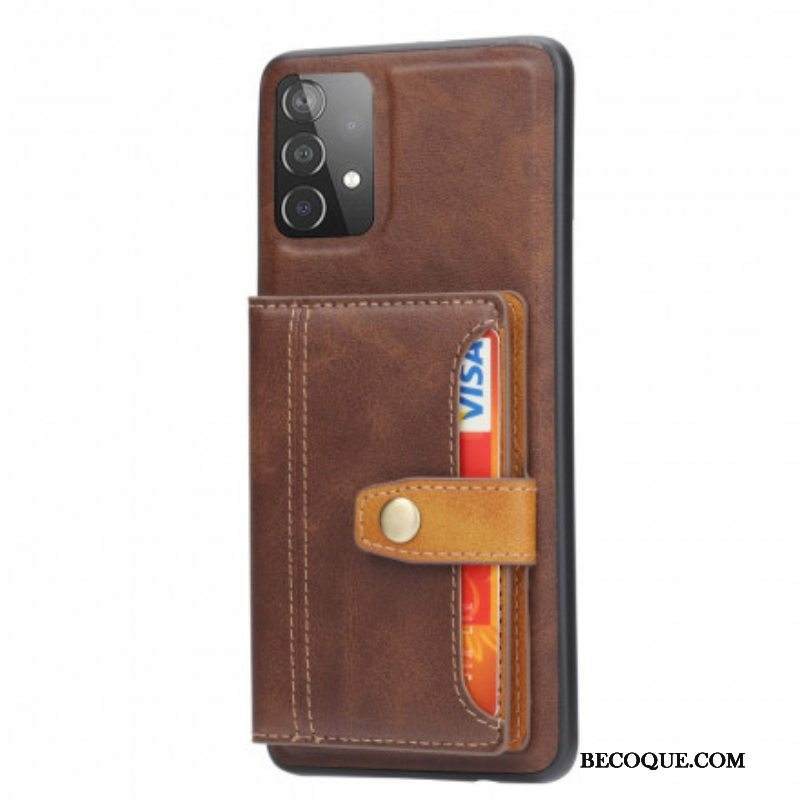 Kuori Samsung Galaxy A52 4G / A52 5G / A52s 5G Hands-free-tukikorttikotelo