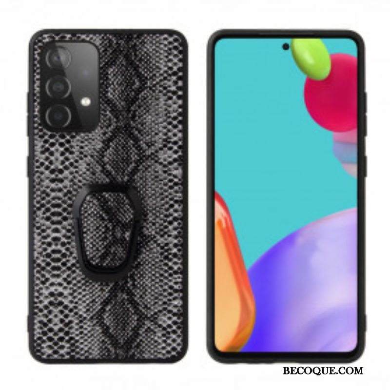 Kuori Samsung Galaxy A52 4G / A52 5G / A52s 5G Snake-tyylinen Sormusteline