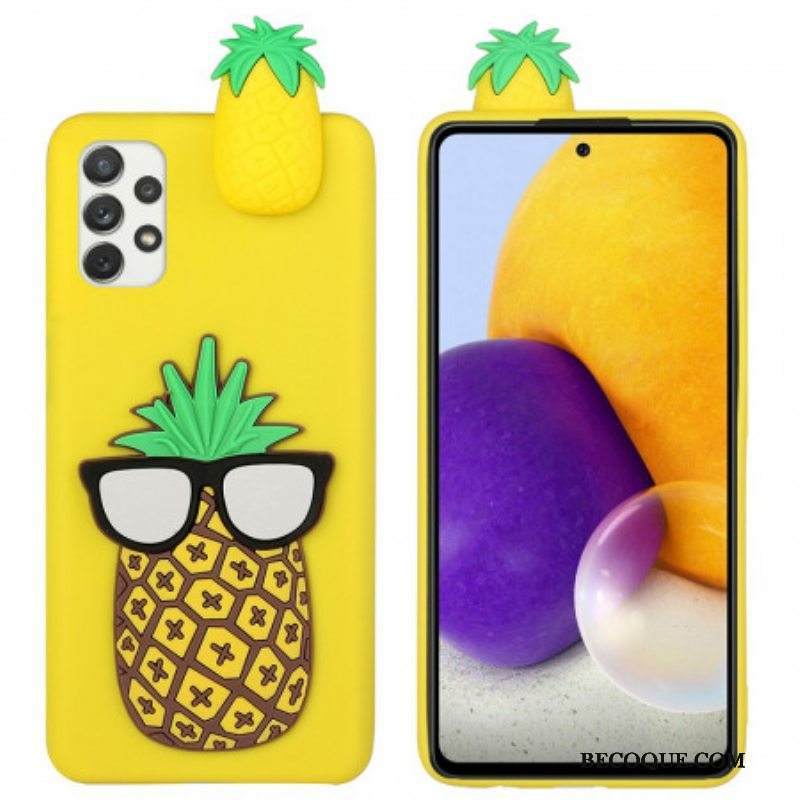 Kuori Samsung Galaxy A53 5G Ananas 3d Lasit