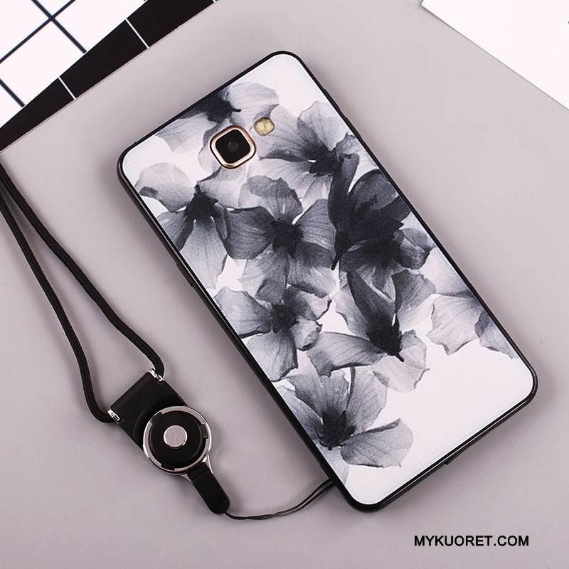 Kuori Samsung Galaxy A7 2016 Pehmeä Neste Murtumaton Puhelimen Kuoret, Kotelo Samsung Galaxy A7 2016 Suojaus Musta