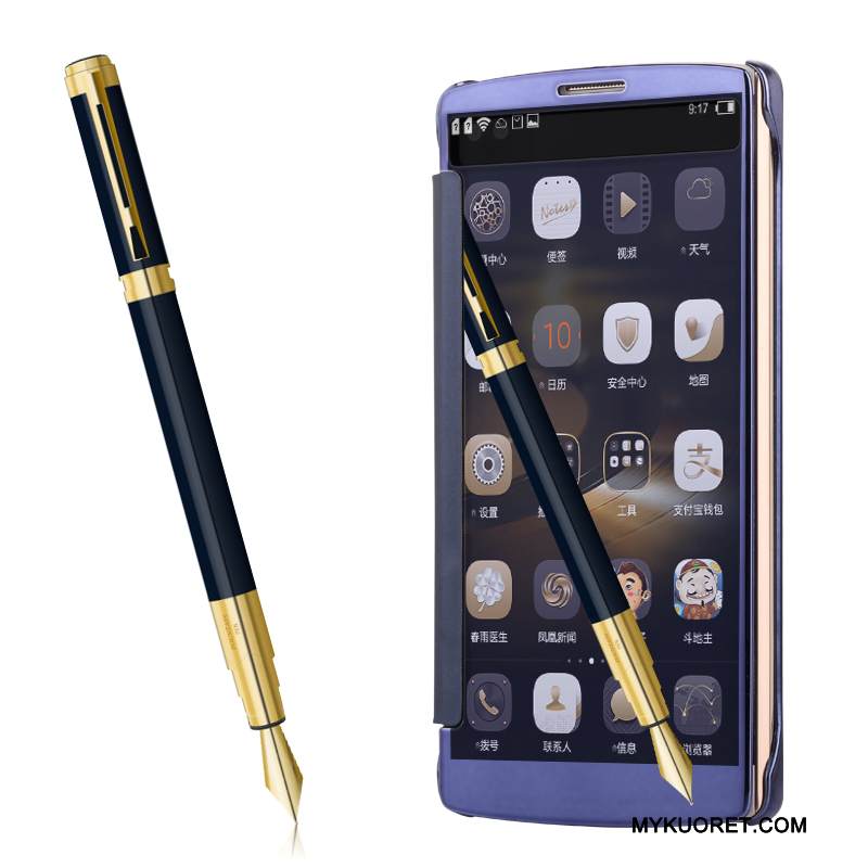 Kuori Samsung Galaxy A7 2016 Suojaus Violetti Peili, Kotelo Samsung Galaxy A7 2016 Kuoret Puhelimen Kuoret