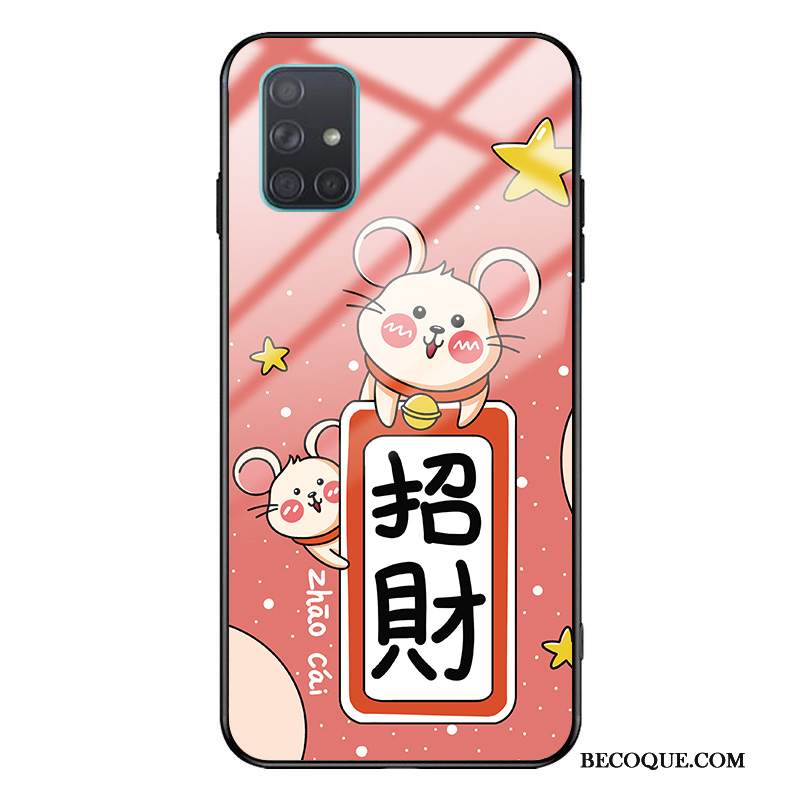 Kuori Samsung Galaxy A71 Laukut Jauhe Rotta, Kotelo Samsung Galaxy A71 Suojaus Murtumaton Rikkaus