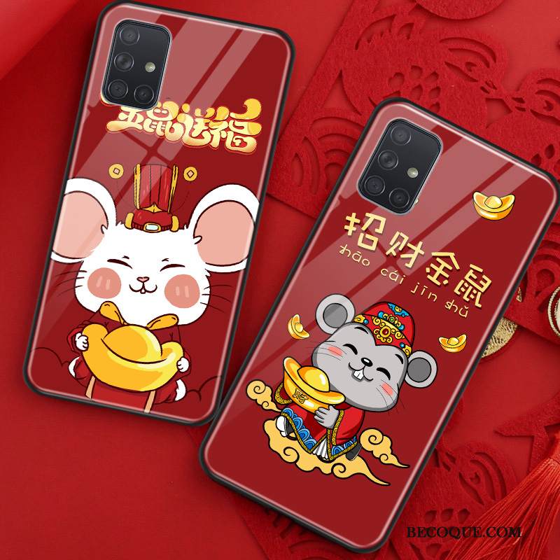 Kuori Samsung Galaxy A71 Luova Festivaali Punainen, Kotelo Samsung Galaxy A71 Suojaus L Rotta