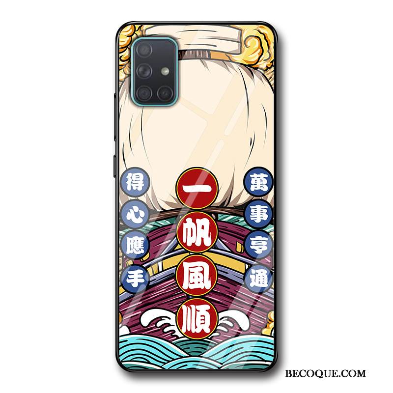 Kuori Samsung Galaxy A71 Monivärinen Tide-brändi Murtumaton, Kotelo Samsung Galaxy A71 Laukut Persoonallisuus Kiinalainen Tyyli