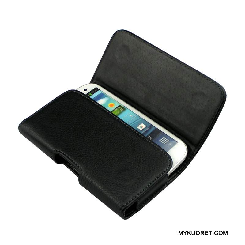 Kuori Samsung Galaxy A8 Laukut Musta, Kotelo Samsung Galaxy A8 Nahka