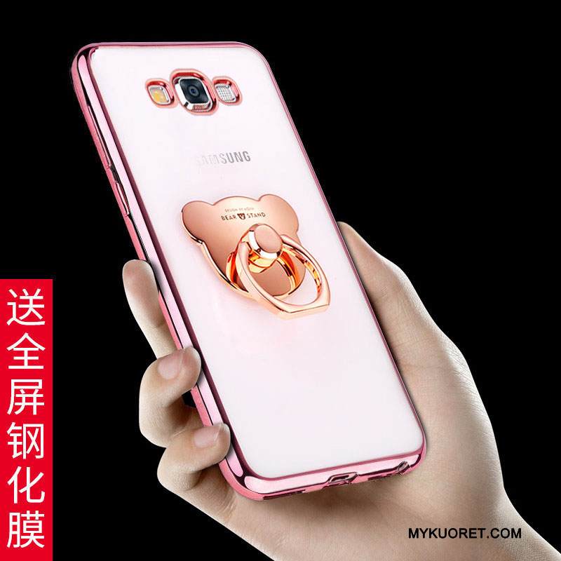 Kuori Samsung Galaxy A8 Laukut Ripustettavat Koristeet Murtumaton, Kotelo Samsung Galaxy A8 Pehmeä Neste Puhelimen Kuoret Jauhe