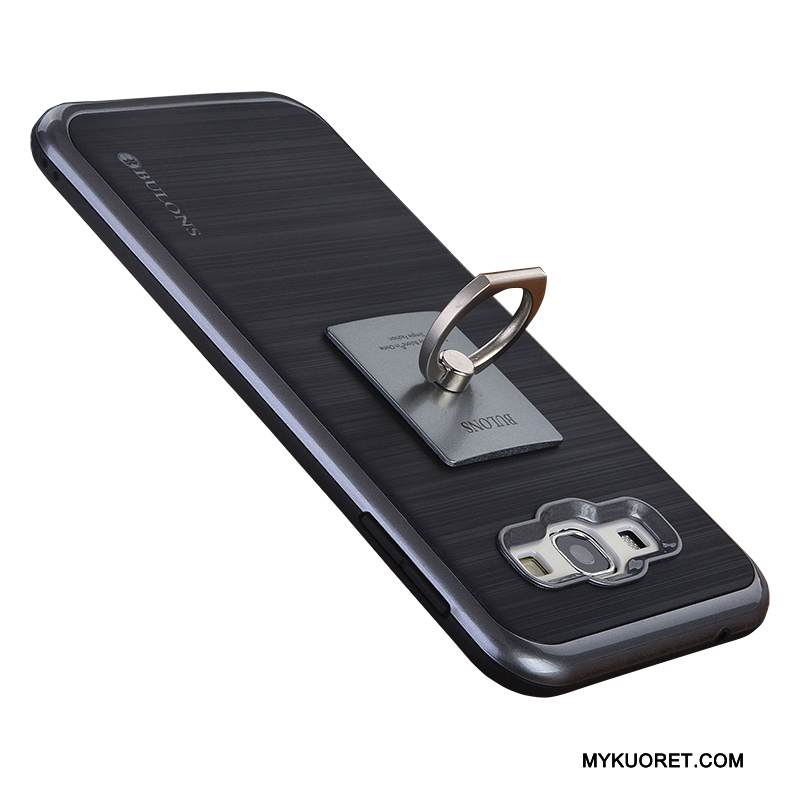 Kuori Samsung Galaxy A8 Silikoni Trendi Puhelimen Kuoret, Kotelo Samsung Galaxy A8 Luova Murtumaton Musta