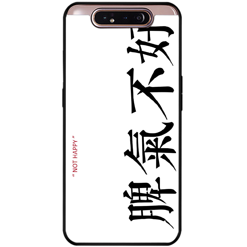 Kuori Samsung Galaxy A80 Laukut Persoonallisuus Julkkis, Kotelo Samsung Galaxy A80 Suojaus Puhelimen Kuoret Valkoinen