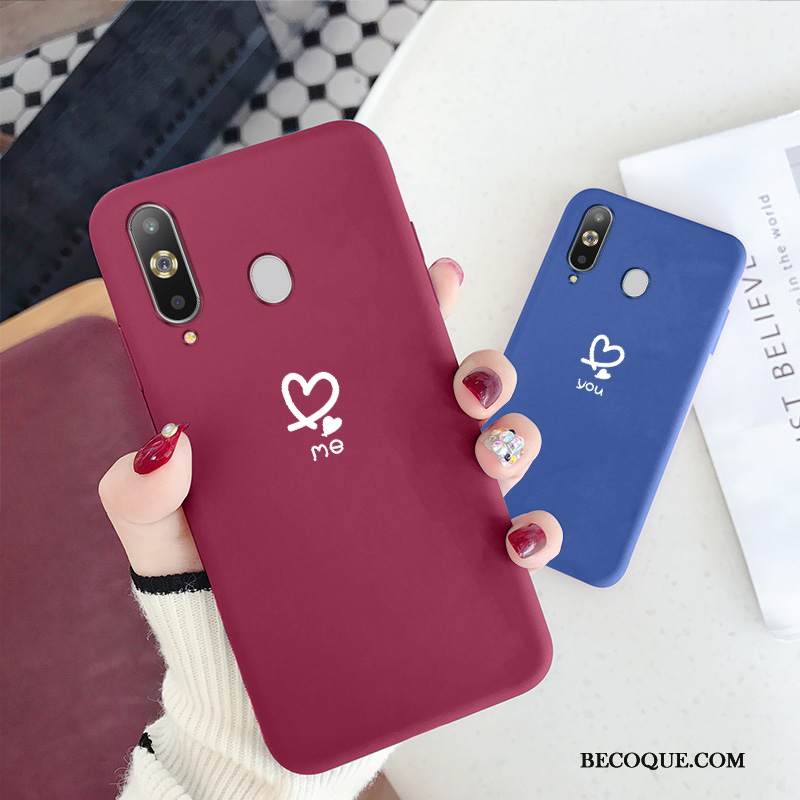 Kuori Samsung Galaxy A8s Laukut Rakkaus Murtumaton, Kotelo Samsung Galaxy A8s Kuoret Ultra Yksinkertainen