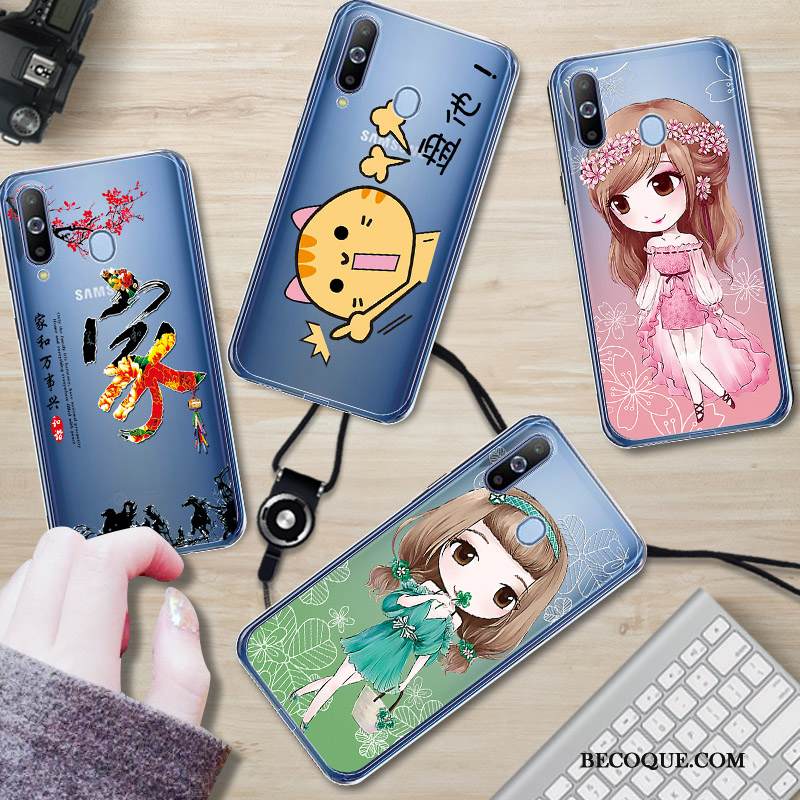 Kuori Samsung Galaxy A8s Ripustettavat Koristeet Läpinäkyvä, Kotelo Samsung Galaxy A8s Murtumaton Puhelimen Kuoret