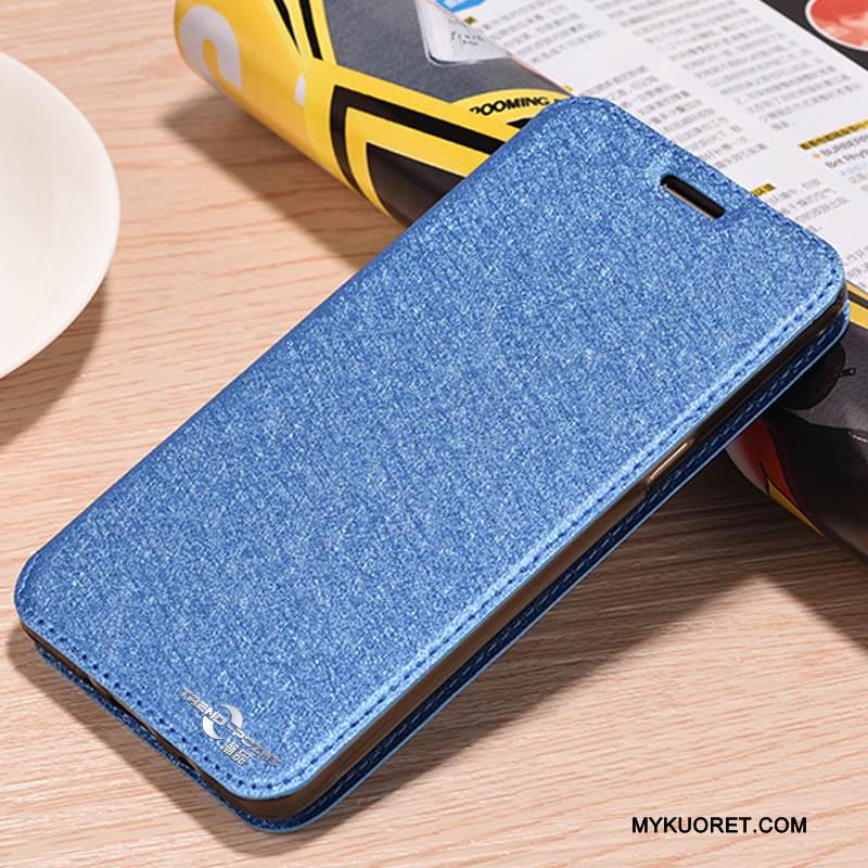 Kuori Samsung Galaxy J5 2016 Nahka Tummansininen Trendi, Kotelo Samsung Galaxy J5 2016 Suojaus Puhelimen Kuoret