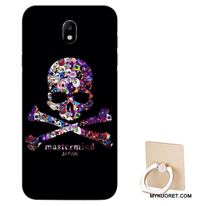 Kuori Samsung Galaxy J5 2017 Tuki Puhelimen Kuoret Malli, Kotelo Samsung Galaxy J5 2017 Suojaus Eurooppa Musta