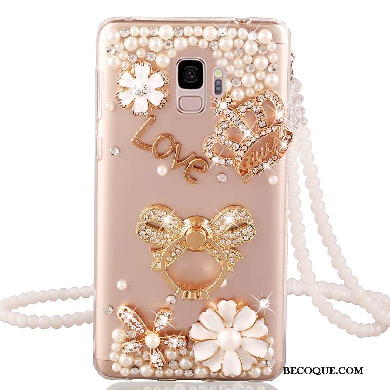 Kuori Samsung Galaxy J6 Pehmeä Neste Puhelimen Kuoret Murtumaton, Kotelo Samsung Galaxy J6 Rhinestone Inlay Trendi Läpinäkyvä