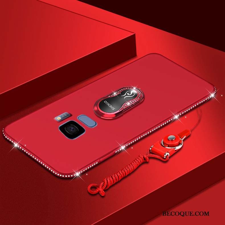 Kuori Samsung Galaxy J6 Suojaus Karkaisu Puhelimen Kuoret, Kotelo Samsung Galaxy J6 Tuki Violetti Ripustettava Kaula